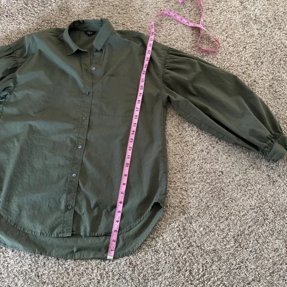 Rails Janae Shirt in Olive Smoke Green 
size Small - Picture 10 of 12
